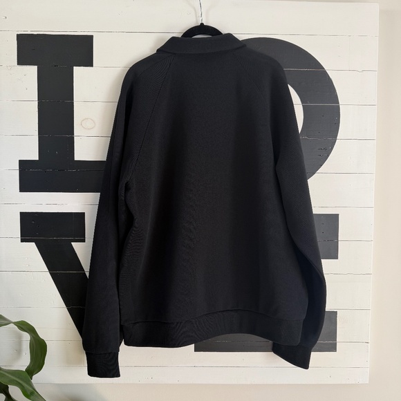 Fred Perry Black Track Jacket  Size XL - Picture 2 of 4